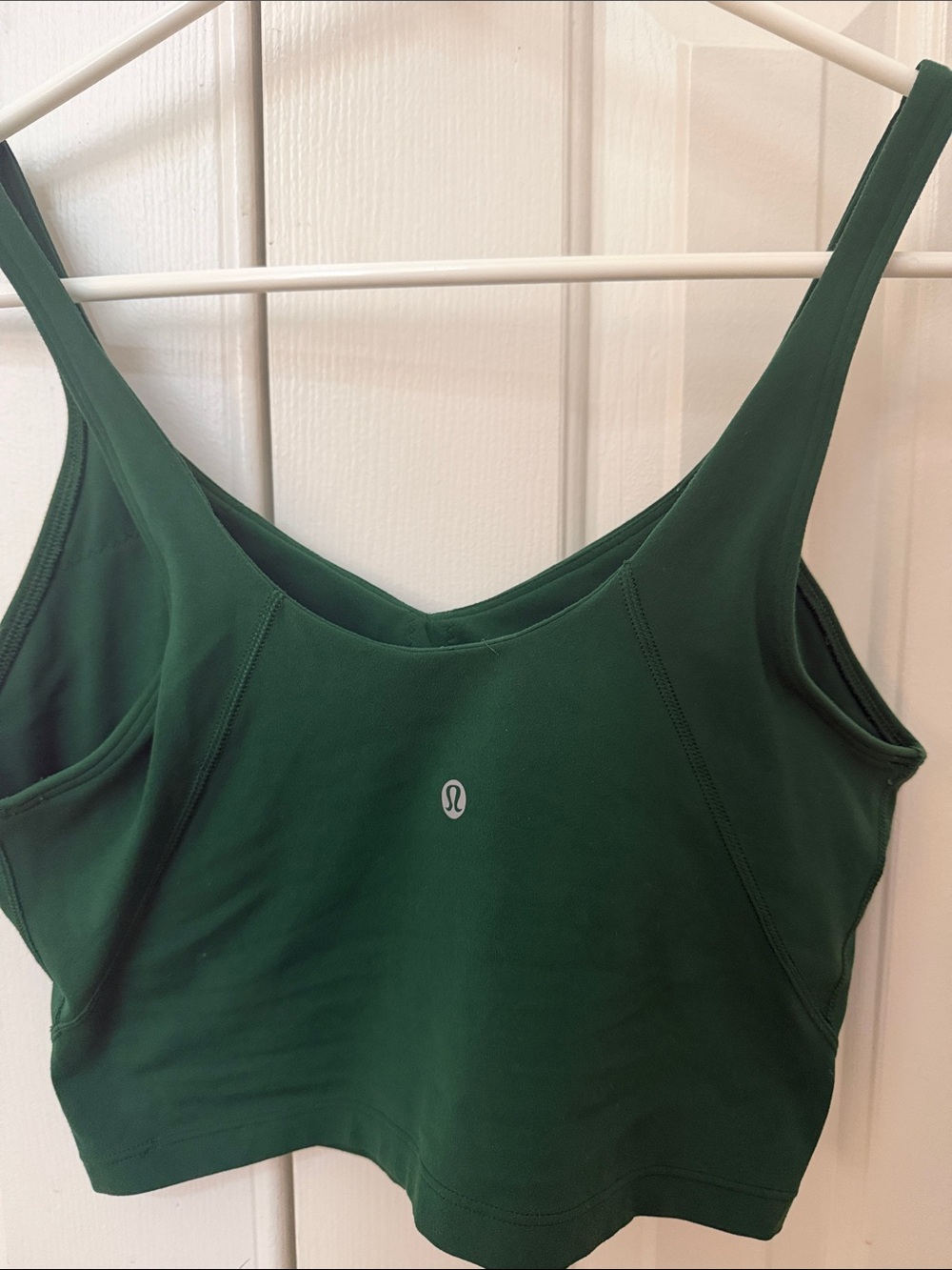 lululemon athletica Forest Green Cropped Sports Bra